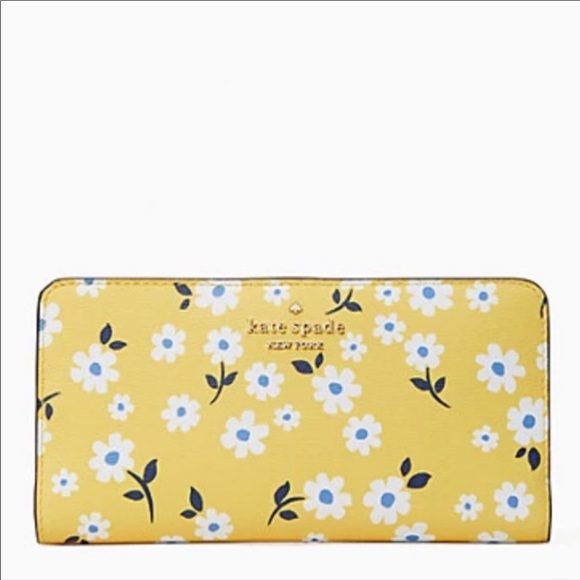 kate spade Handbags - Kate Spade Darcy Toss Large Slim Bifold Wallets